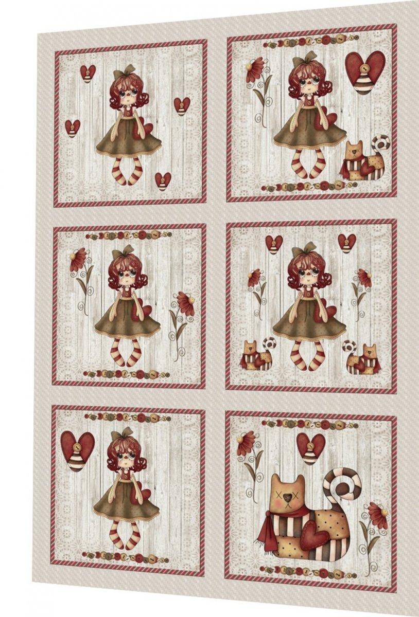 BAVLNĚNÝ PANEL - SADA 27 x 40 cm MD1