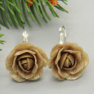 zlaté vánoční růže ... cvakačky