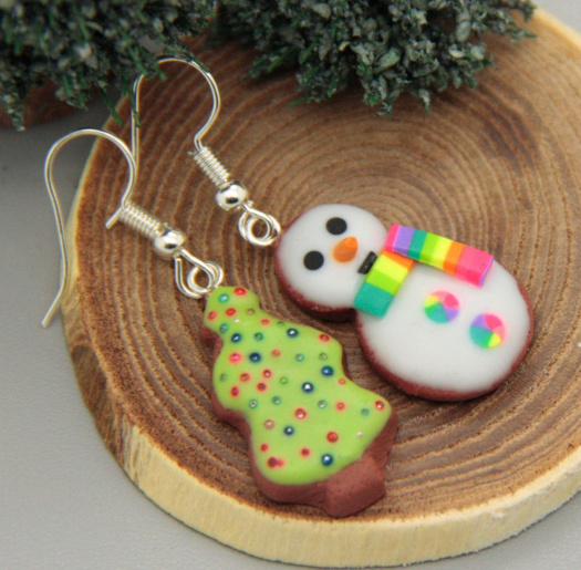 vánoční perníčky jako sněhulák a stromeček