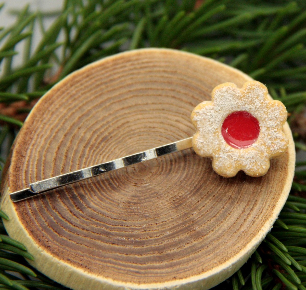 linecké  .. linecká kytička jako sponka