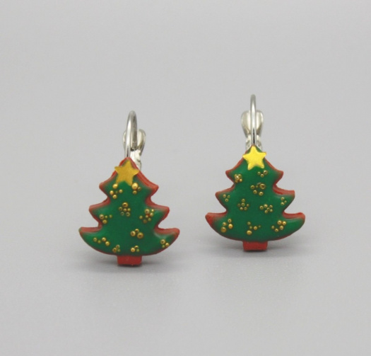 mini perníčky .. vánoční stromečky .. cvakačky 1,5 cm