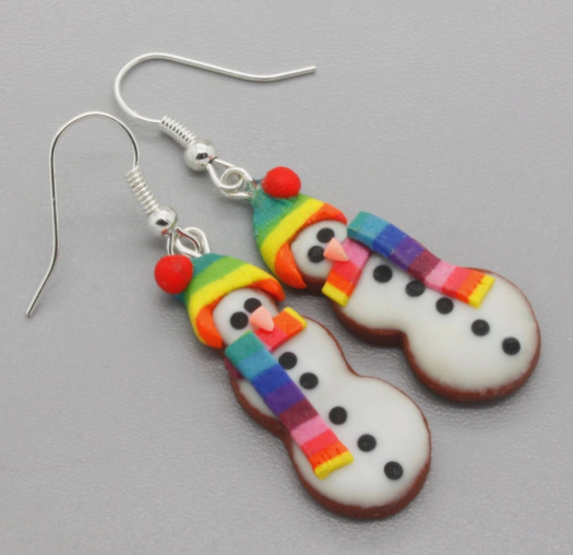 perníčky jako sněhuláčci