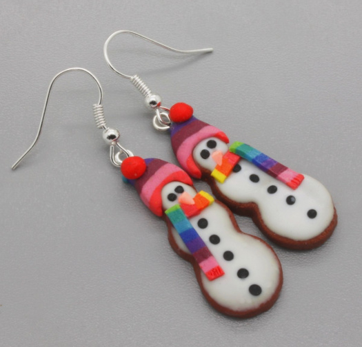 perníčky jako sněhuláčci