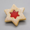 linecké .. linecká hvězda brož 4 cm
