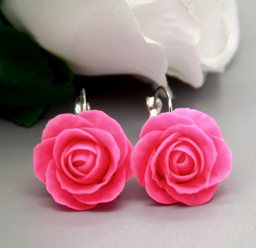 neonové růže  .. cvakačky 2,5 cm