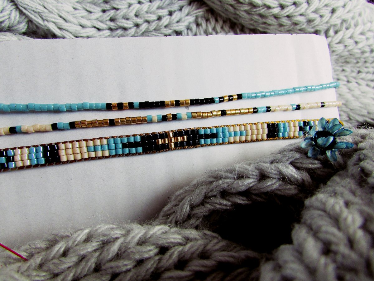 MIYUKI tkaný náramek