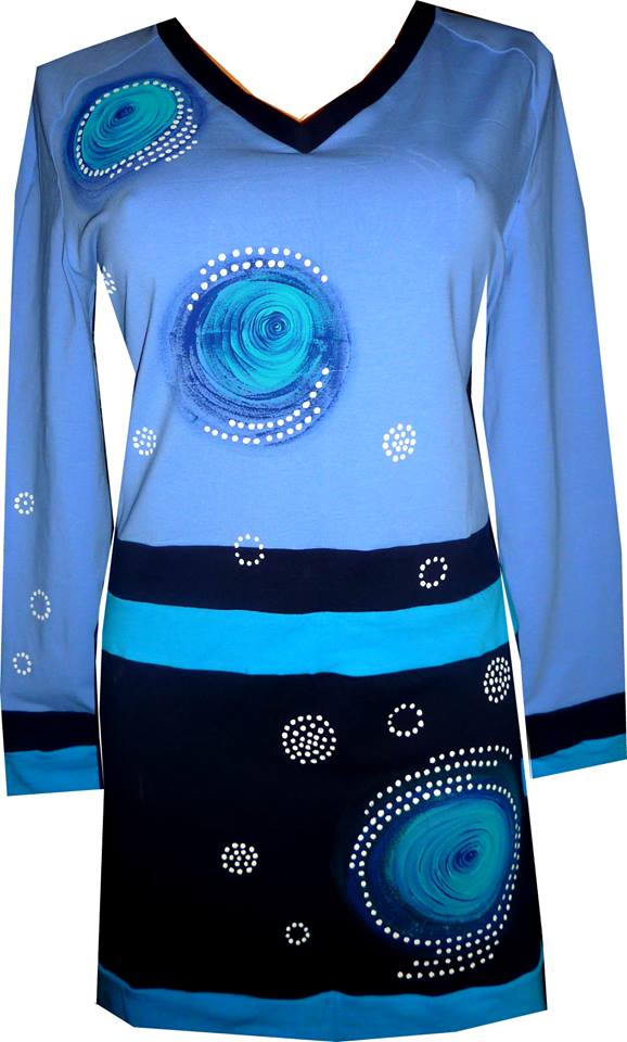 MODRÁSEK - šaty dámské