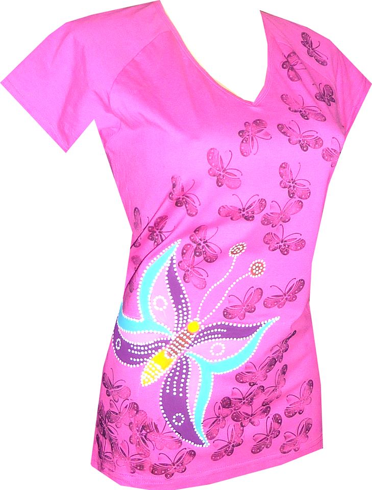 MOTÝLÍ SVĚT - tričko dámské