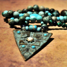 Náhrdelník - Šamanka - z minerálů - amulet