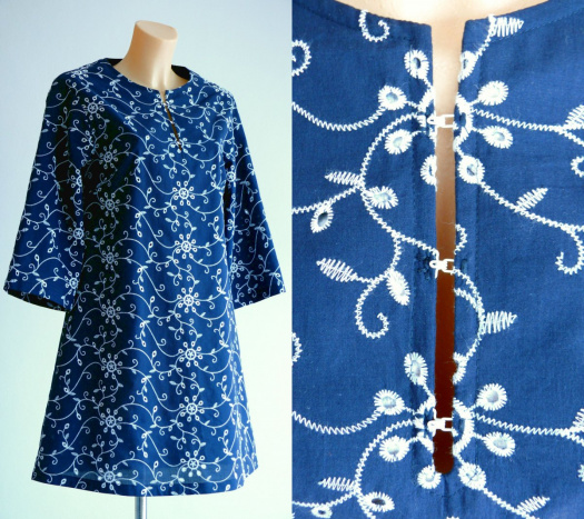 Dress Madeira In Navy Blue