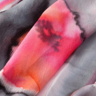 Hedvábná šála Temné máky