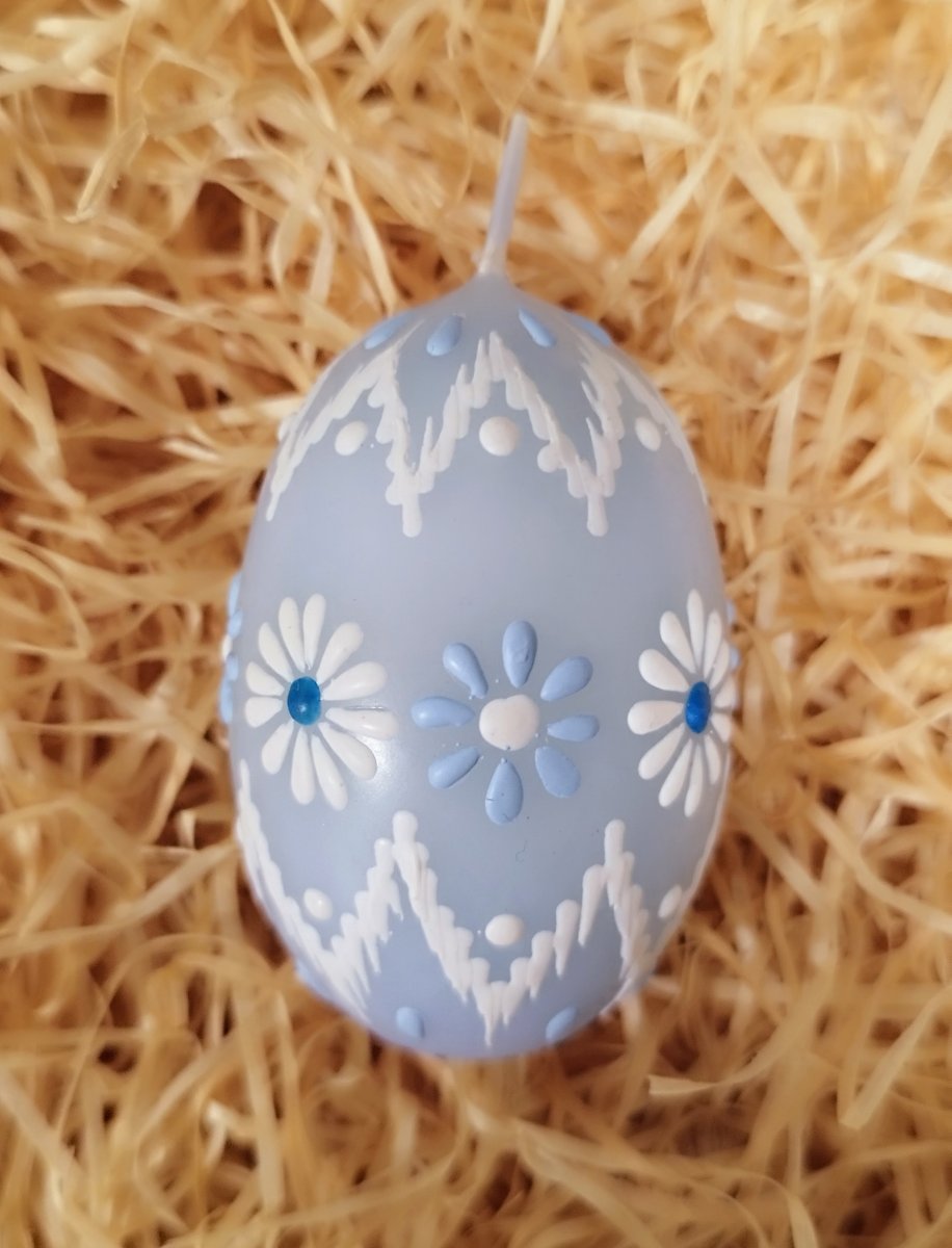 Svíčka ručně zdobená