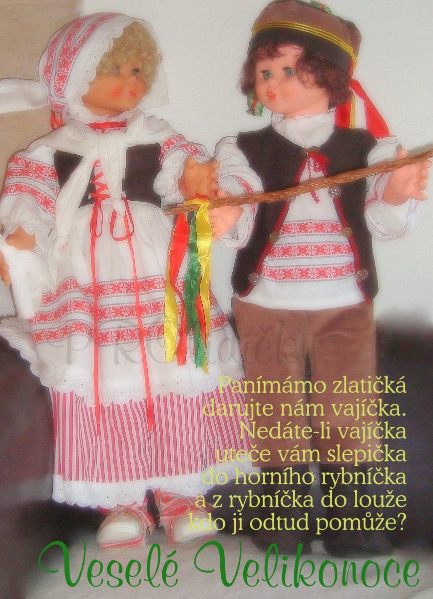 Autorské velikonoční přání 1