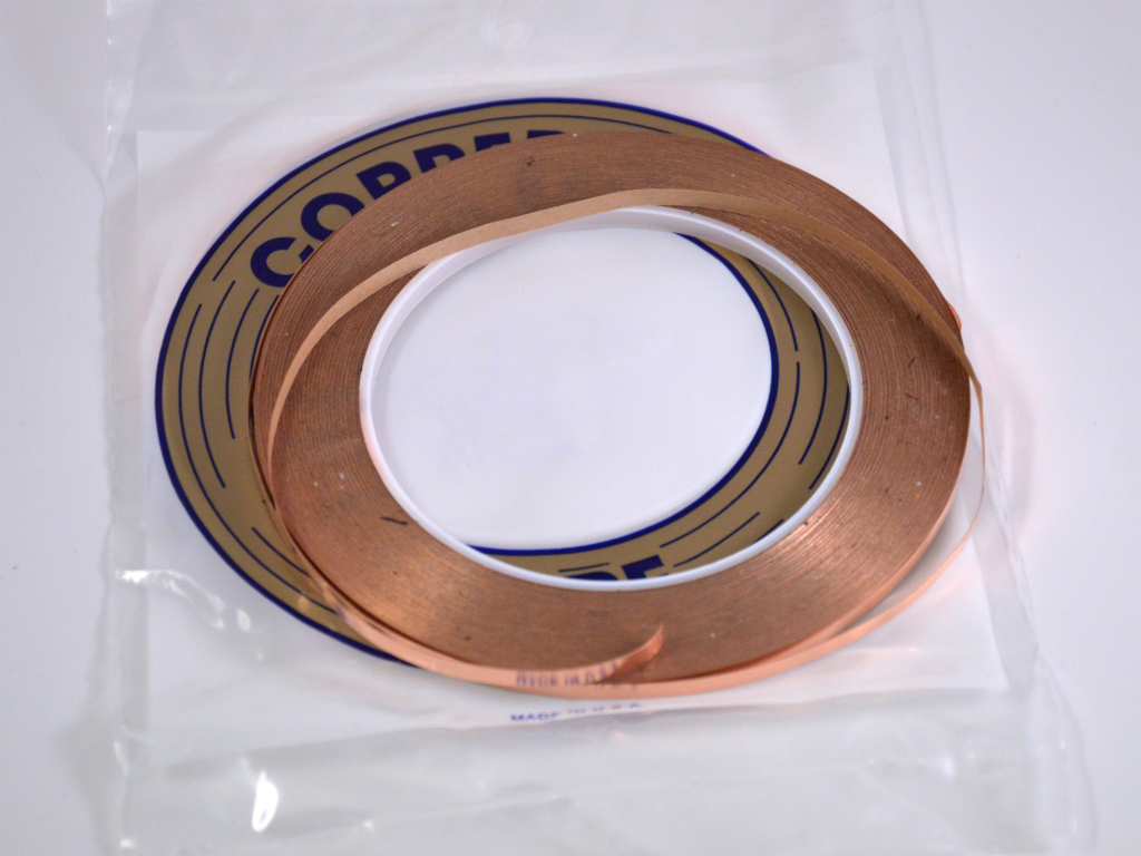 Měděná samolepící páska 3 mm měď 10 m