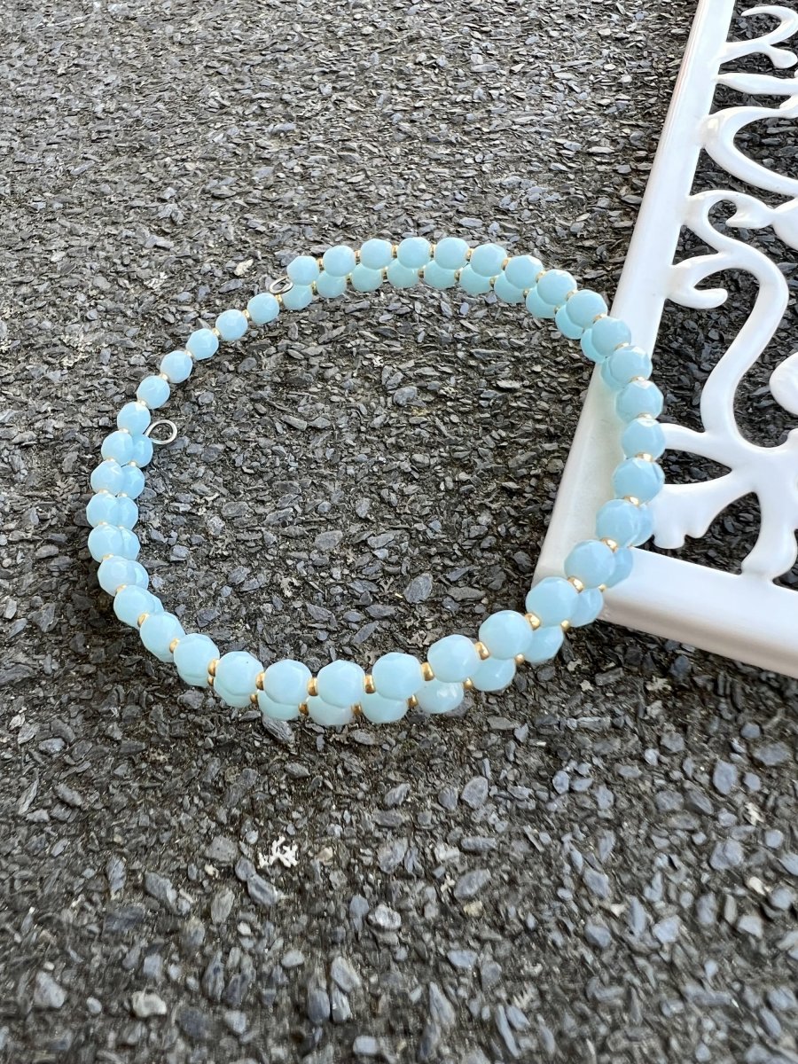 Náramek - bledě modrý