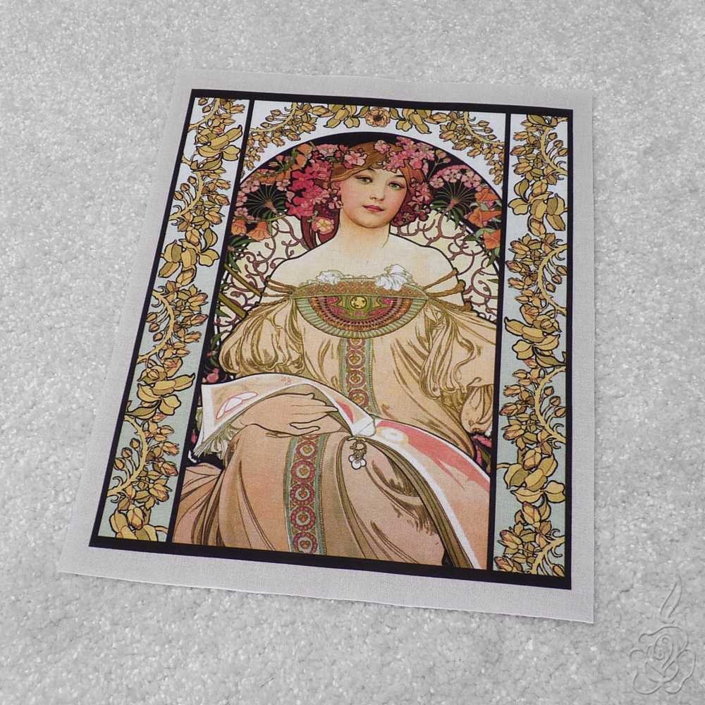 Bavlněný panel Alfons Mucha - Snění