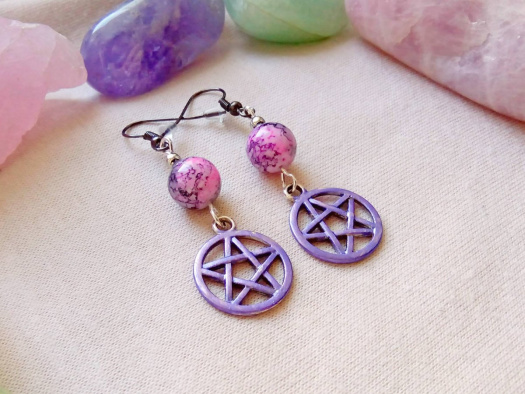 NÁUŠNICE PENTAGRAM #0548