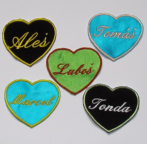 NÁŠIVKA SE JMÉNEM