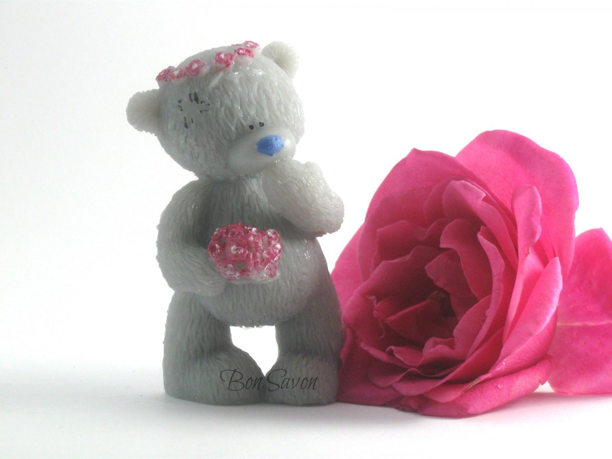 MEDVÍDEK TEDDY NEVĚSTA S KYTICÍ