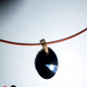 Náhrdelník - Swarovski Elements-JET NHS1