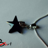 Náhrdelník - Swarovski Elements-JET NHS3