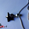 Náhrdelník - Swarovski Elements-JET NHS3