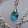 Náhrdelník - Swarovski Elements indicolite NHS6