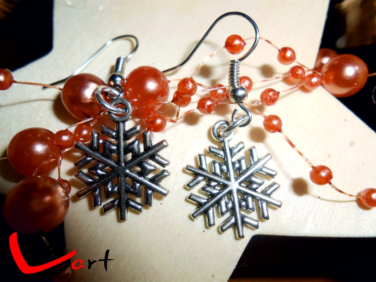 Náušnice - Vločky NUK17