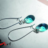 Náušnice - Swarovski Elements-INDICOLITE NUS10