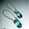 Náušnice - Swarovski Elements-INDICOLITE NUS10