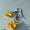 Náušnice - Swarovski Elements-LIGHT TOPAZ NUS11