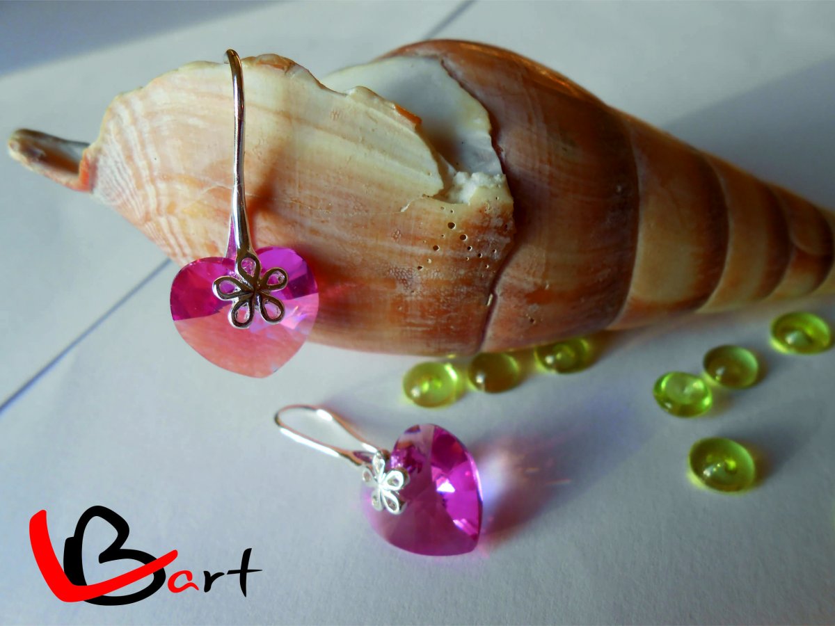 Náušnice - Swarovski Elements-ROSE NUS12