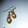 Náušnice - Swarovski Elements-CRYSTAL GOLD SHADOW  NUS2