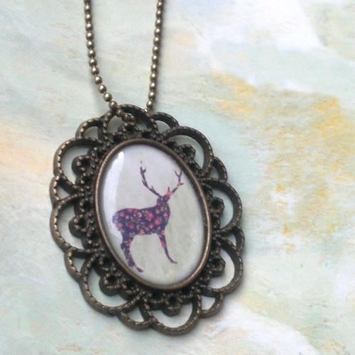 Náhrdelník Vintage jelen