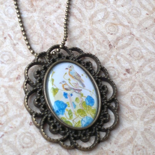 Náhrdelník Vintage ptáčkové