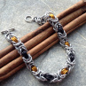 Byzantine silver & gold & black