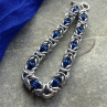 Byzantine silver & blue