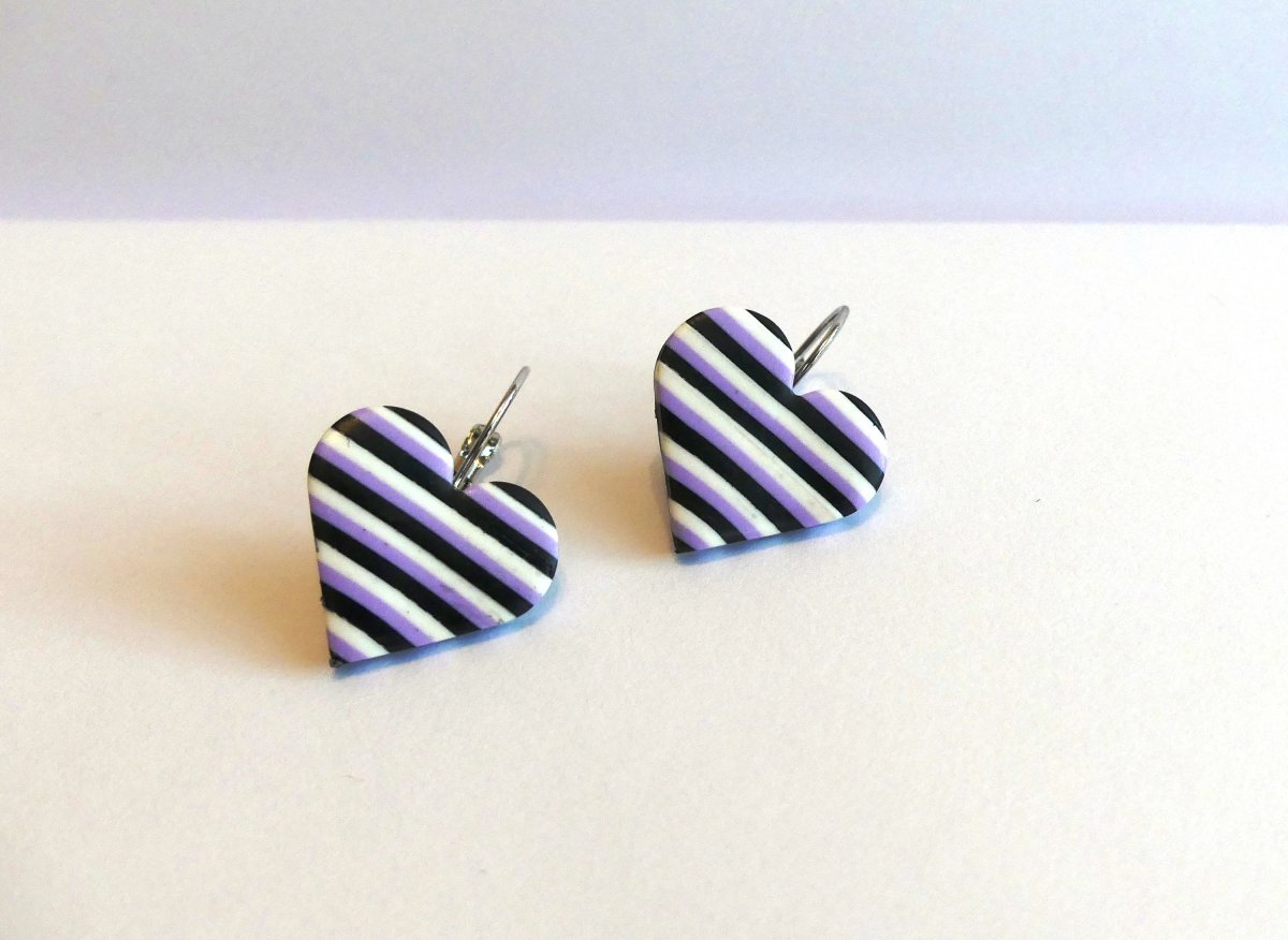 Náušnice s proužky