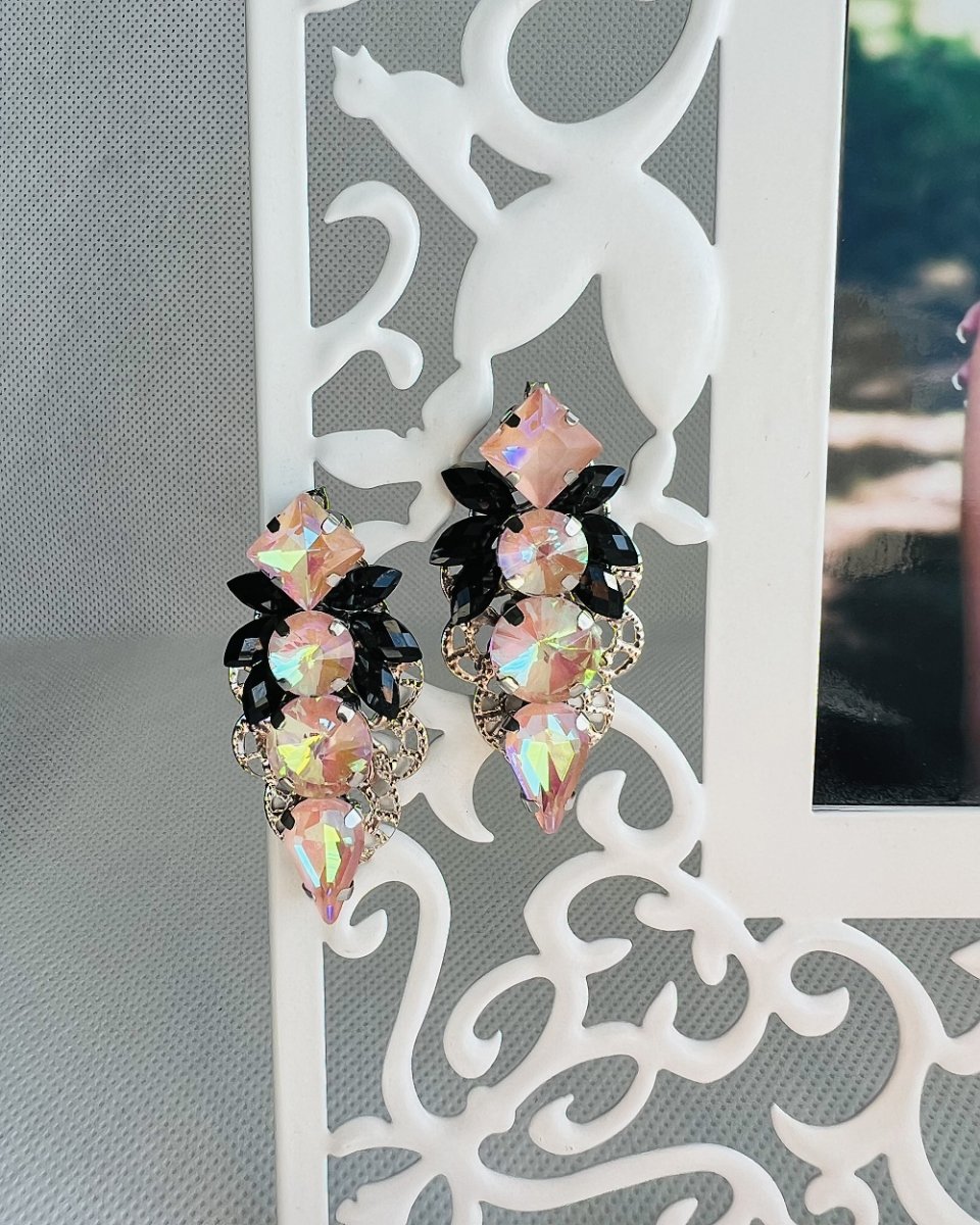 Luxusní crystal - broskvové