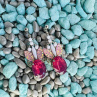 Luxusní crystal - tmavě růžové