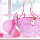 Letní set klobouku a kabelky 1389