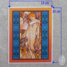 SLEVA - látkový panel Alfons Mucha - Karafiát