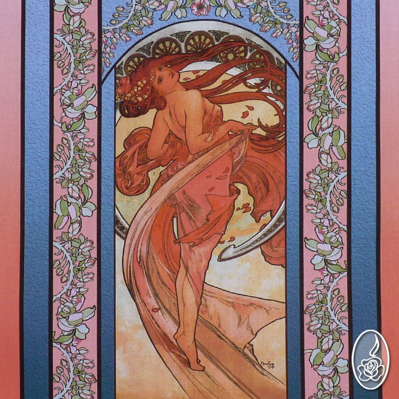 Látkový panel Alfons Mucha - Tanec