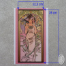 Látkový obrázek Alfons Mucha - Lilie