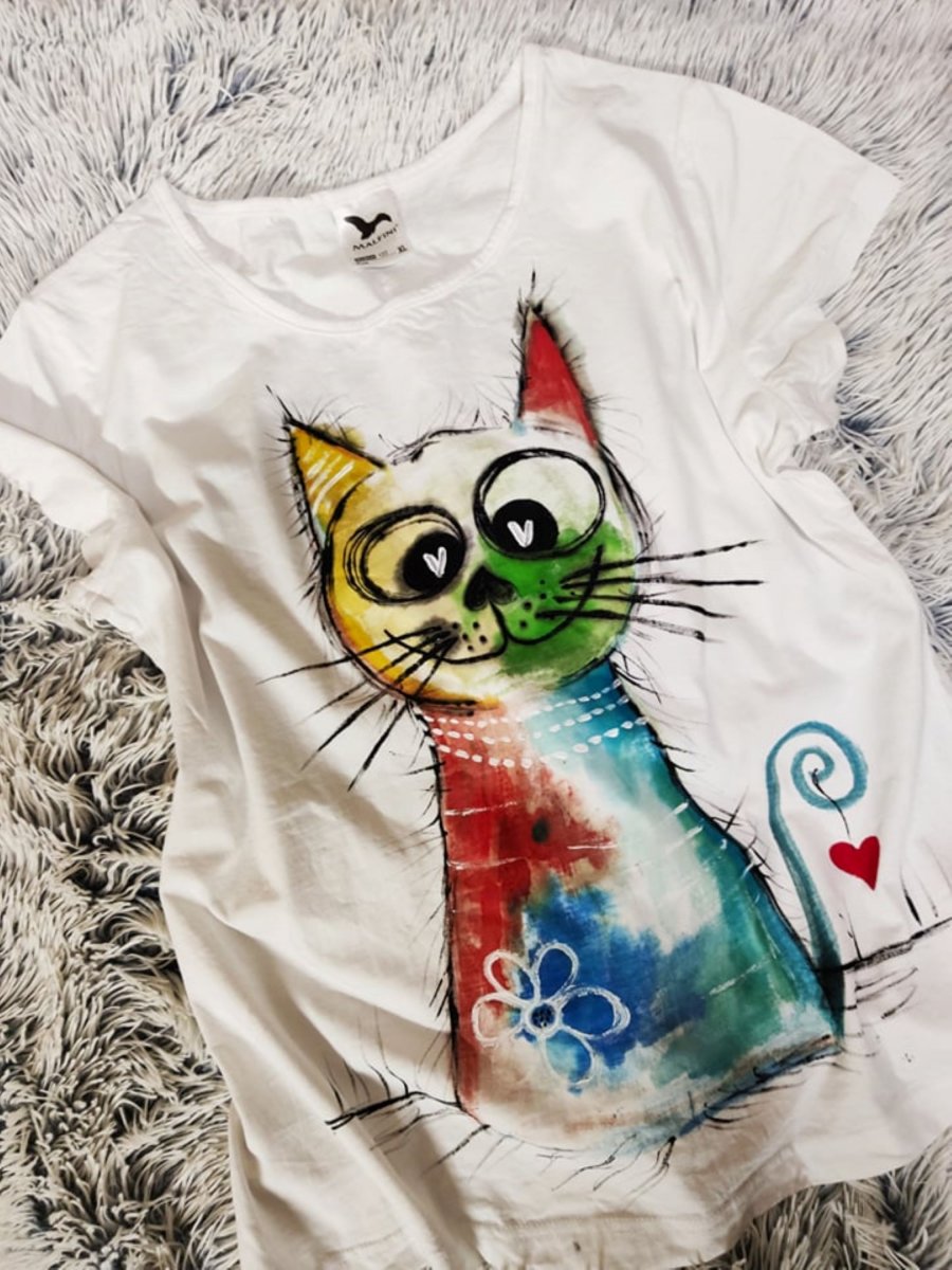 ORIGOŠ KOČKA - tričko dámské