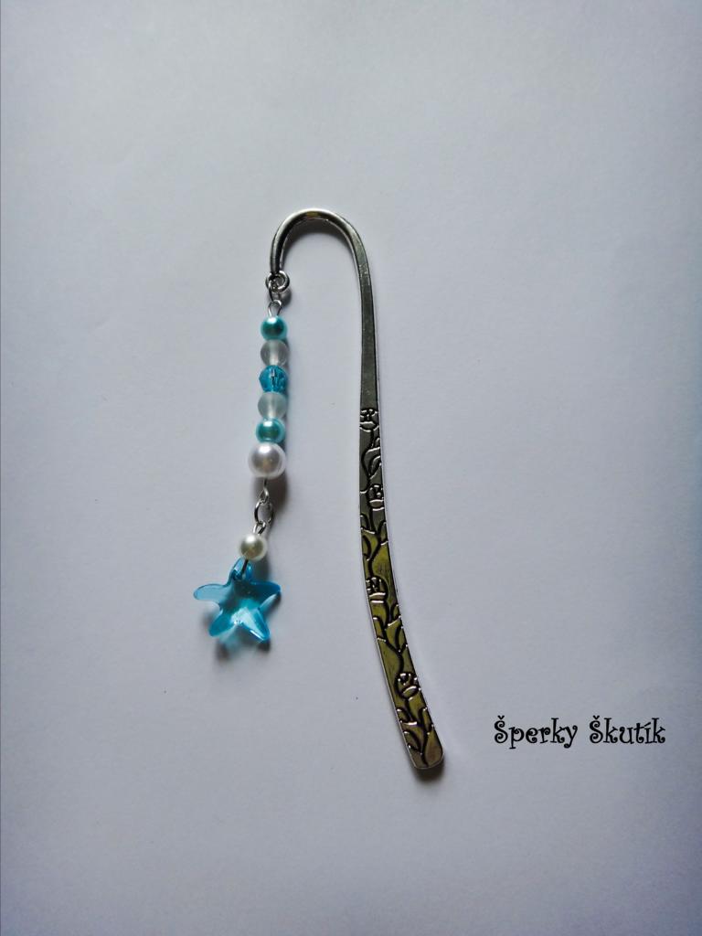 OS0003 - Záložka bleděmodrá hvězda
