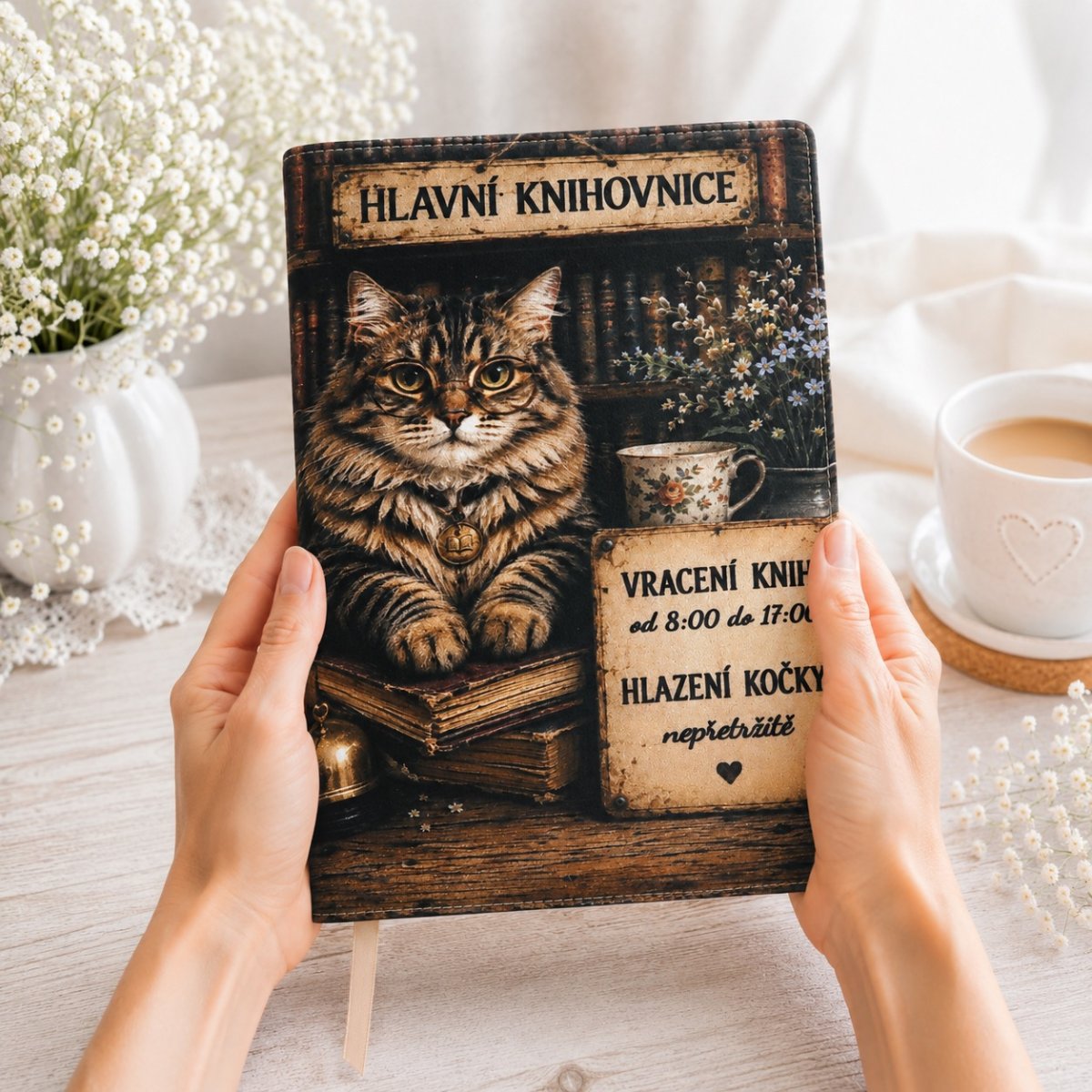 HLAVNÍ KNIHOVNICE -  obal na knihu