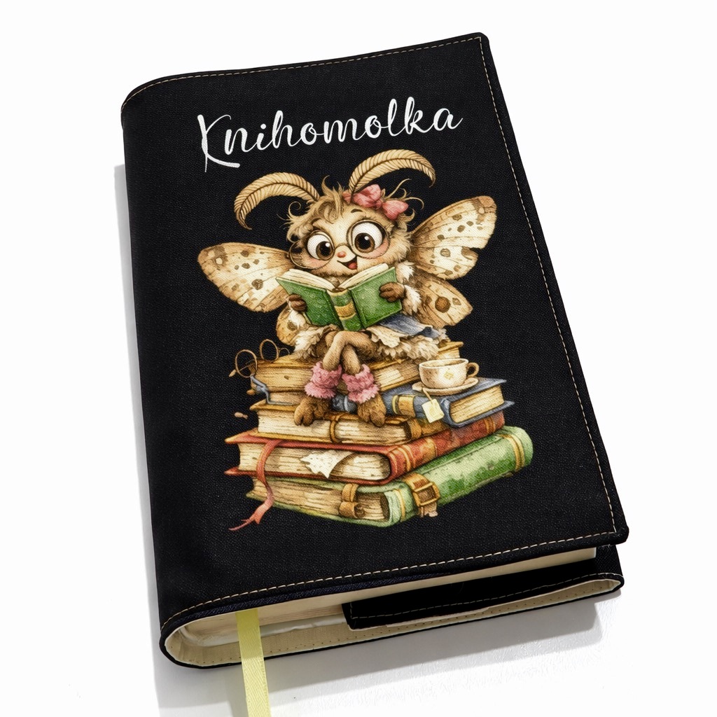 KNIHOMOLKA  - voděodolný nastavitelný obal na knihu