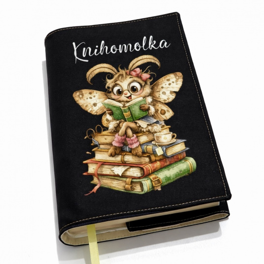KNIHOMOLKA  - voděodolný nastavitelný obal na knihu