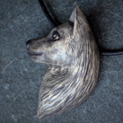 Dřevěný šperk - pes